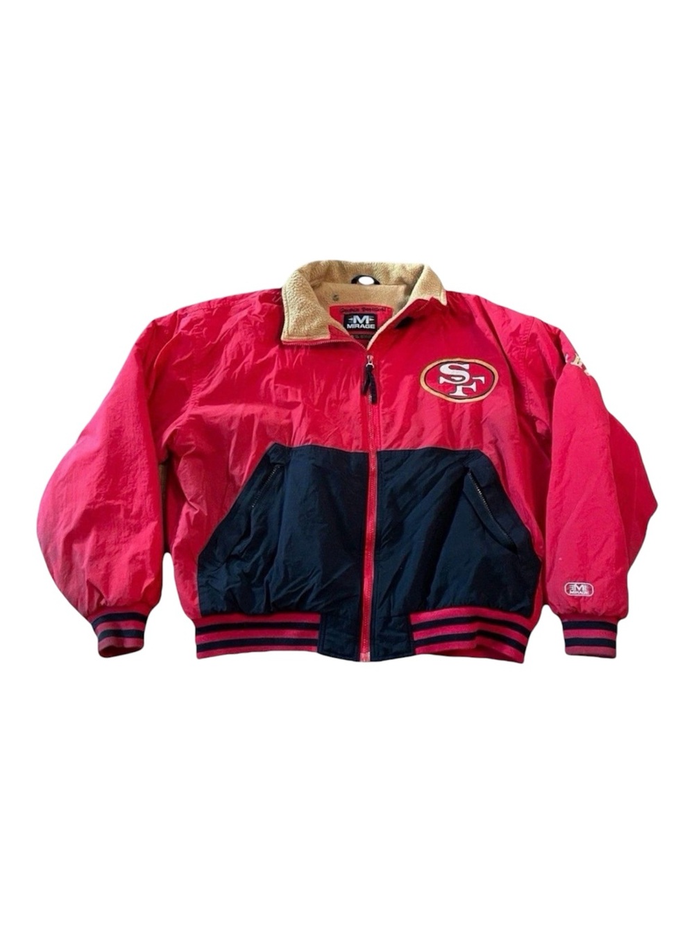 Vintage Mirage 90s NFL San Francisco 49ers First String Sideline Jacket XL